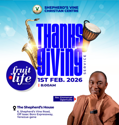 SVCC- THANKSGIVING/ FRUIT OF LIFE SERVICE- 01-02-2026